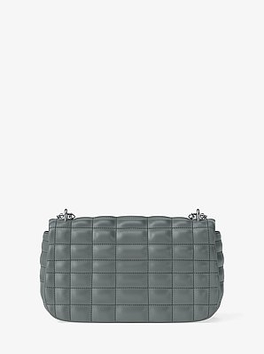 Grand sac port&eacute; &eacute;paule Tribeca en cuir matelass&eacute;