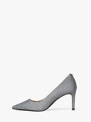 Alina Glitter Embellished Leather Pump