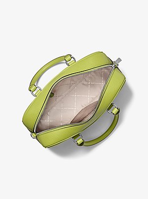 Bolso satchel Thompson mediano de piel granulada
