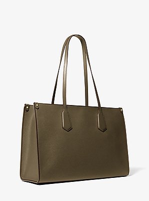 Shopper Maple Large aus Saffianleder