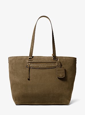 Bolso tote Jet Set Travel extragrande de ante