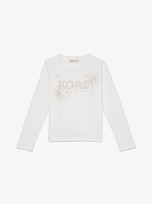 Shirt aus Baumwolle mit KORS-Nietenlogo