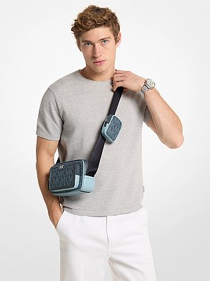 Petit sac &agrave; bandouli&egrave;re pour appareil photo Cooper &agrave; logo Signature avec pochette