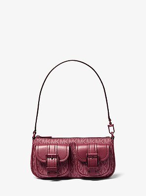 Zoe Small Signature Logo Convertible Pochette