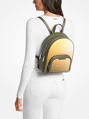 Jaycee Medium Ombr&eacute; Signature Logo Backpack