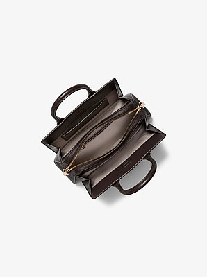 Laila Small Signature Logo Satchel