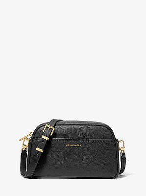 Jet Set Small Leather Camera Crossbody Bag
