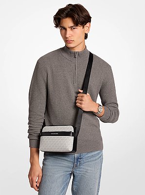 Borsa a tracolla Jet Set con logo