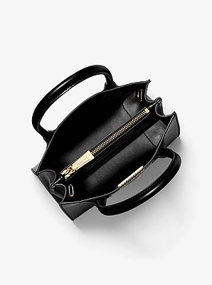 Bolsa cruzada Mercer mediana de piel granulada