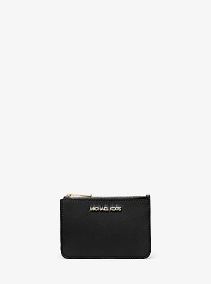 Monedero Jet Set Travel peque&ntilde;o de piel saffiano