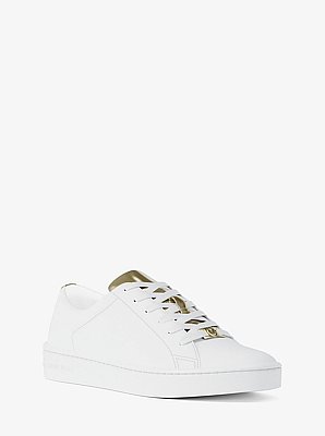 Sneaker Keaton aus Leder mit Metallic-Akzenten