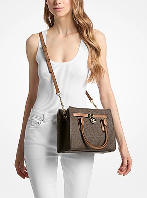 Hamilton Moderne Small Signature Logo Crossbody Bag