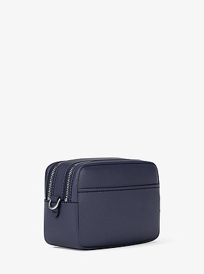 Bryant Medium Pebbled Leather Camera Crossbody Bag