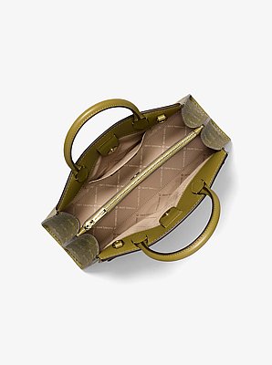 Greta Medium Signature Logo Satchel