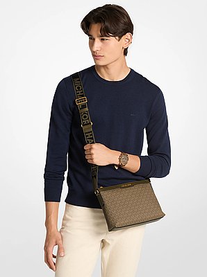 Hudson Signature Logo Messenger Bag