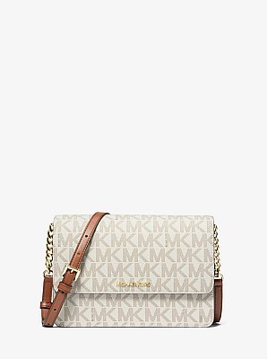 Daniela Large Signature Logo Crossbody Bag