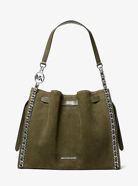 Bolso de hombro Mina grande con cadena