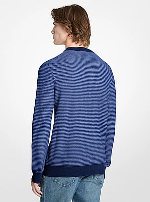 Textured Cotton Sweater