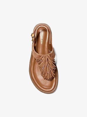 Indra Fringed Suede Sandal