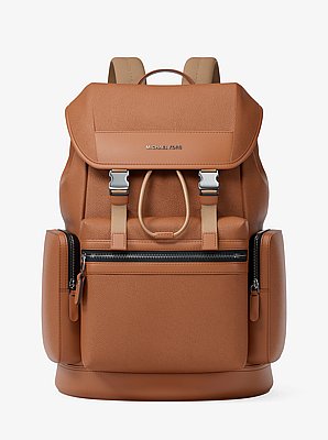 Mochila Jet Set de piel granulada