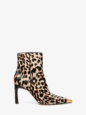 Kasia Leopard Print Calf Hair Boot 