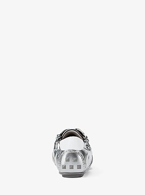 Susie Metallic Leather Trainer