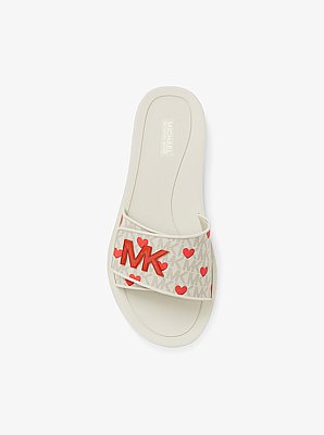 Palmer Printed Signature Logo Slide Sandal