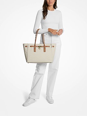 Hamilton Moderne Large Signature Logo Tote Bag
