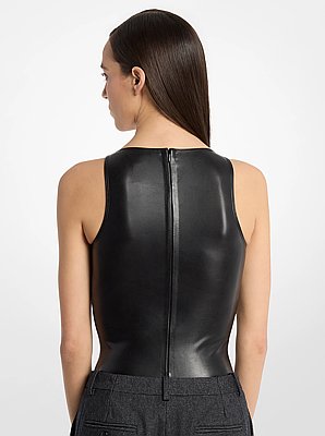 Mixed-Media Bodysuit 