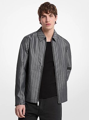 Jacke aus Jacquard mit MK2000-Logomuster