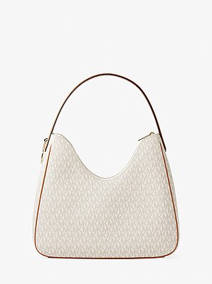 Nayla Medium Signature Logo Shoulder Bag