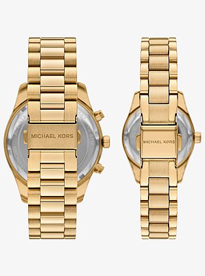 Lexington His and Hers Gold-Tone Watch Set
