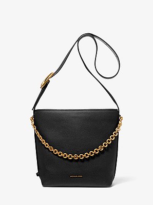 Nolita Small Pebbled Leather Bucket Tote Bag