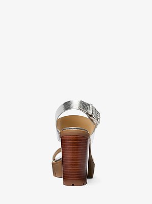 Holland Metallic Platform Sandal