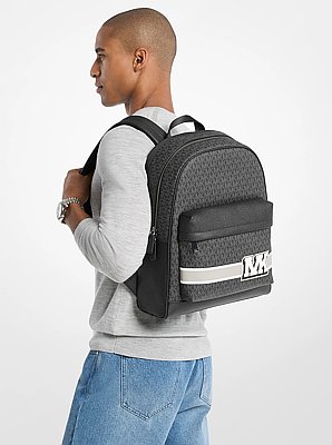 Mochila Pacey con adornos a rayas y logotipo exclusivo