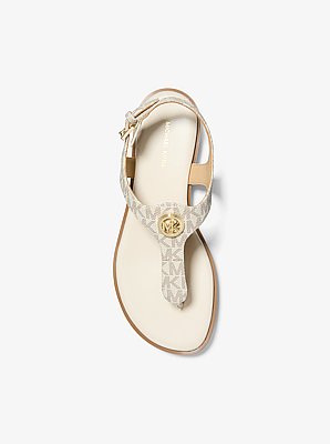 Val Signature Logo Thong Sandal