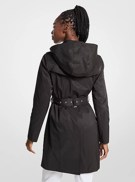 Cotton Blend Trench Coat