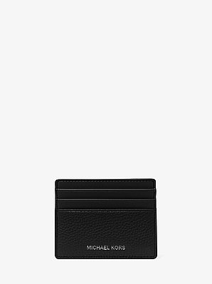 Cooper Pebbled Leather Tall Card Case
