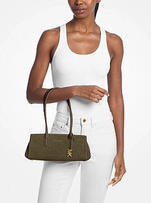 Laila Small Suede Shoulder Bag