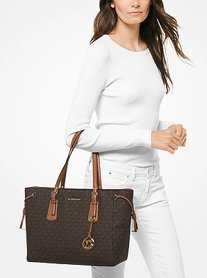 Bolso tote Voyager mediano con logotipo
