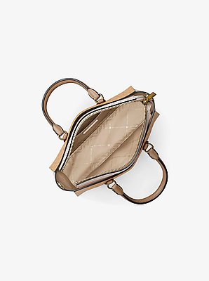 Bolso messenger Arden peque&ntilde;o con logotipo exclusivo y bloques de color