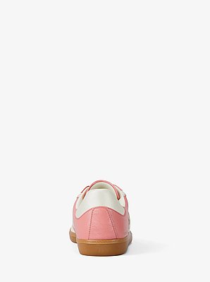 Jovie Leather and Signature Logo Sneaker