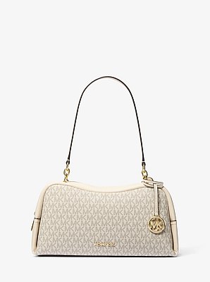 Cecily Medium Signature Logo Shoulder Bag
