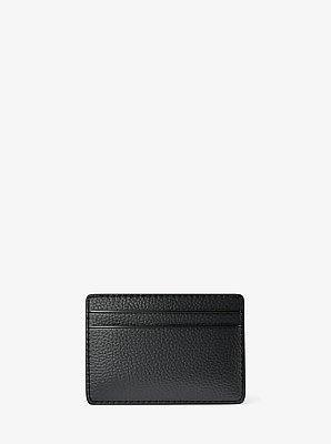Jet Set Pebbled Leather Card Case