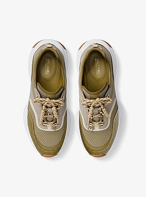 Kaia Mixed-Media Trainer