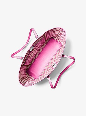 Quinn Large Striped Canvas Tote Bag