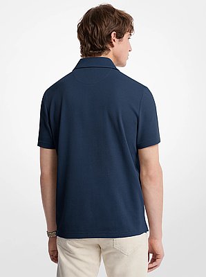 Stretch Cotton Polo Shirt