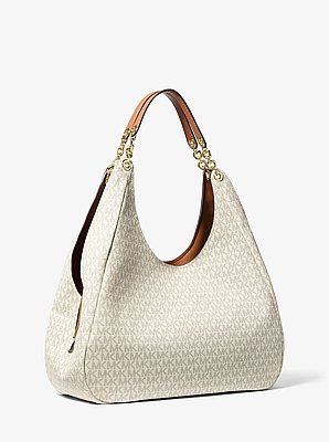 Ellie Large Signature Logo Shoulder Bag