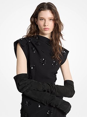 Suede Opera Gloves