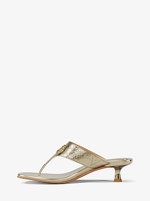 Anneka Metallic Thong Sandal